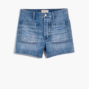 MADEWELL Patch Pocket Denim Jean Shorts Size 29